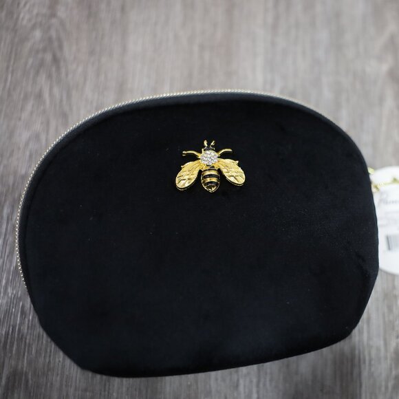 Punch Studio Black Velvet Bag - Picture 1 of 5